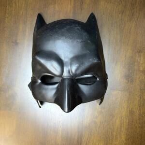 Batman Halloween Mask Child One Size Black Plastic Elastic Tie